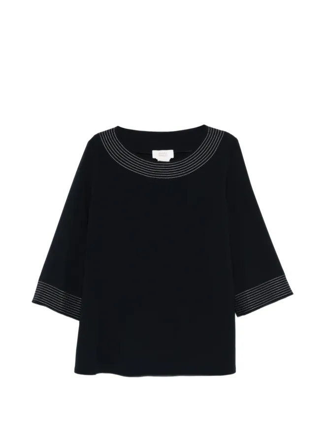 Marina Rinaldi Marina Rinaldi Mrnruta ステッチ入りブラウスの商品画像