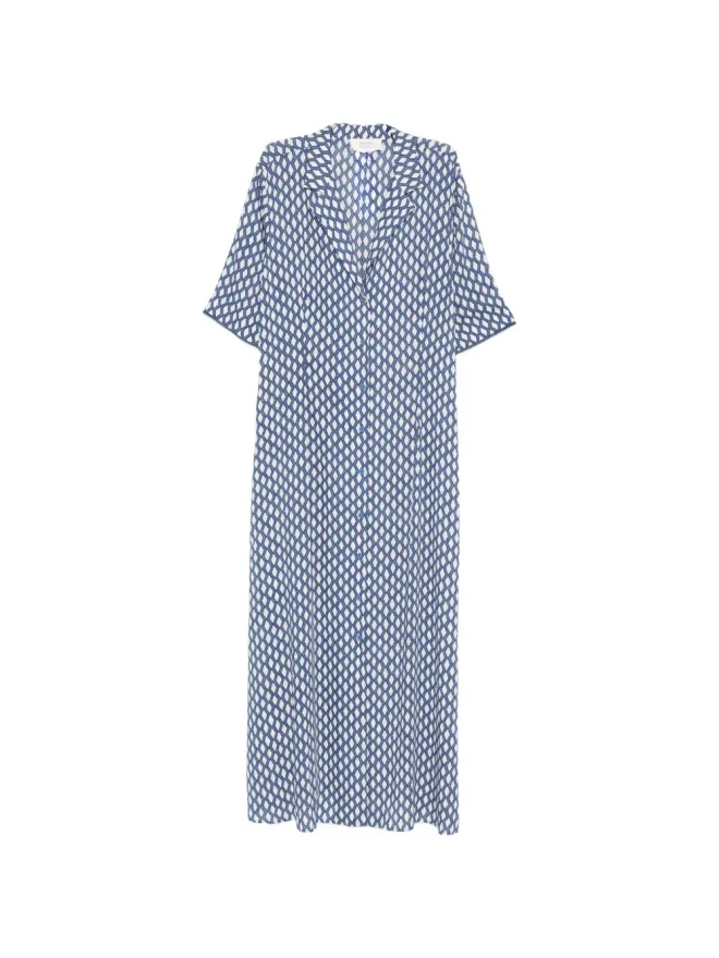 Marina Rinaldi Marina Rinaldi Mrsranch geometric-print maxi dressの商品画像