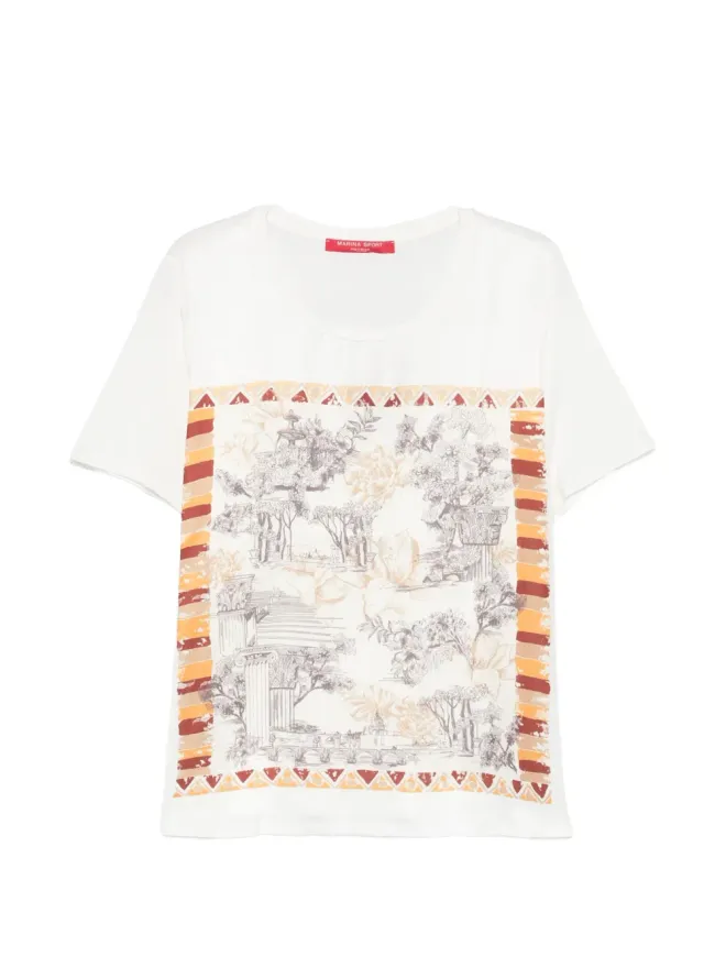 Marina Rinaldi Marina Rinaldi パターン柄Tシャツの商品画像