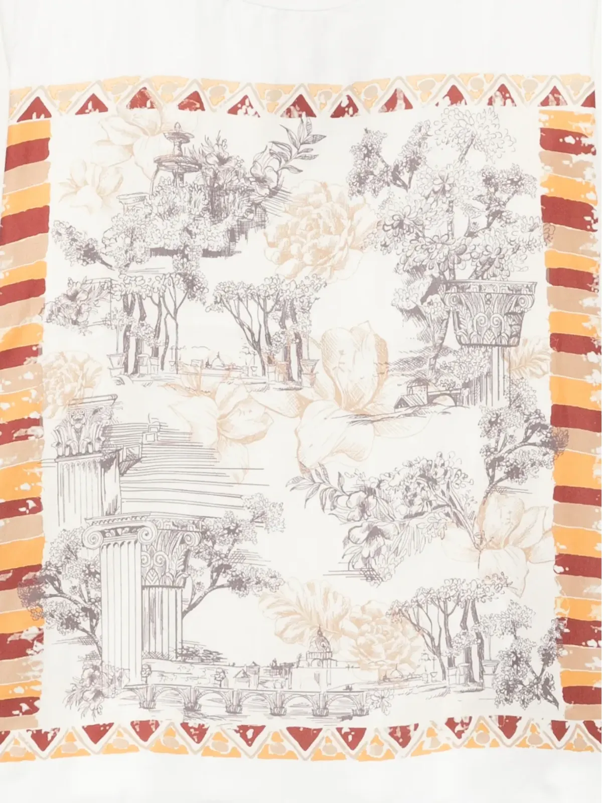 Marina Rinaldi パターン柄Tシャツ - 画像3