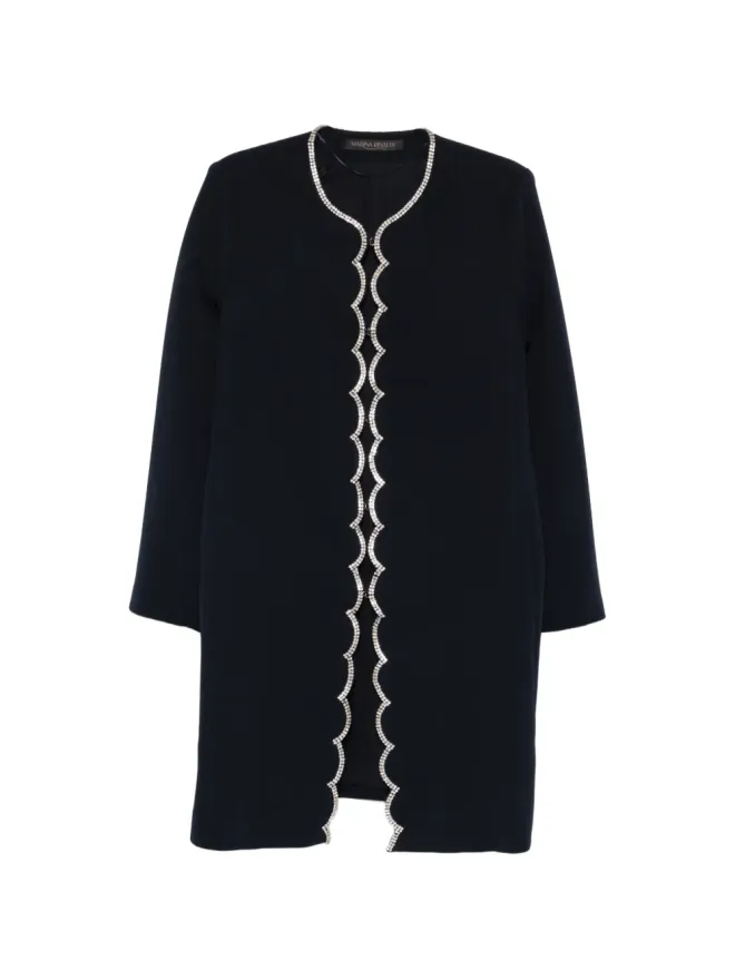 Marina Rinaldi Marina Rinaldi スカラップエンベリッシュドコートの商品画像