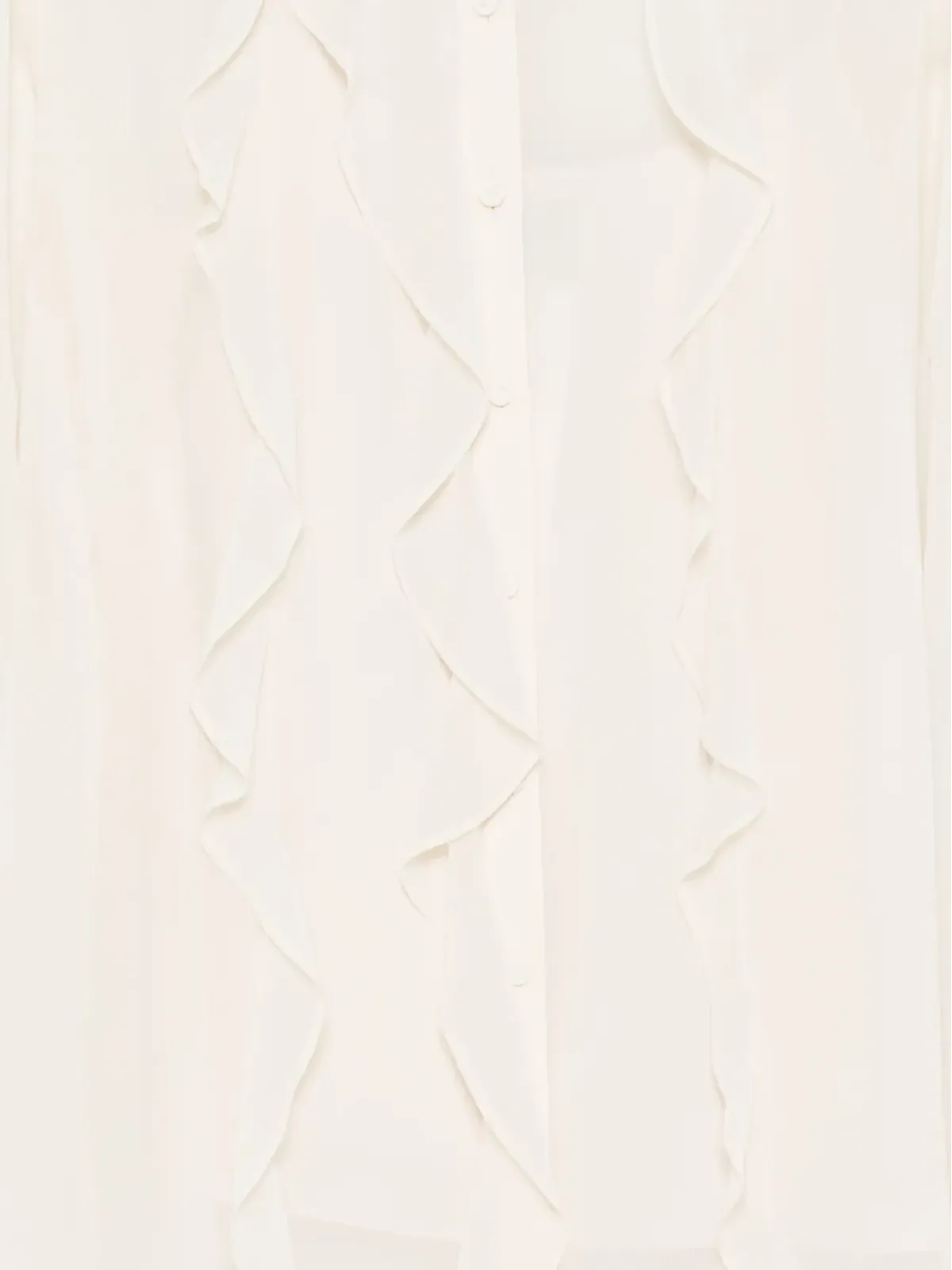 Marina Rinaldi フリルシャツ - 画像3