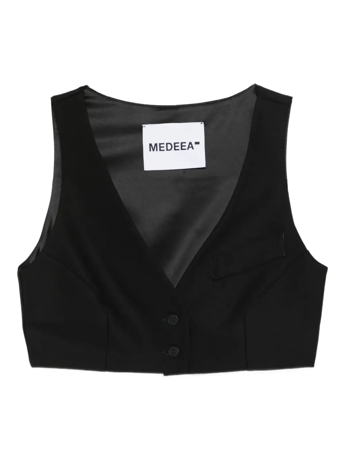 MEDEEA ボタンポケットベスト - 画像1