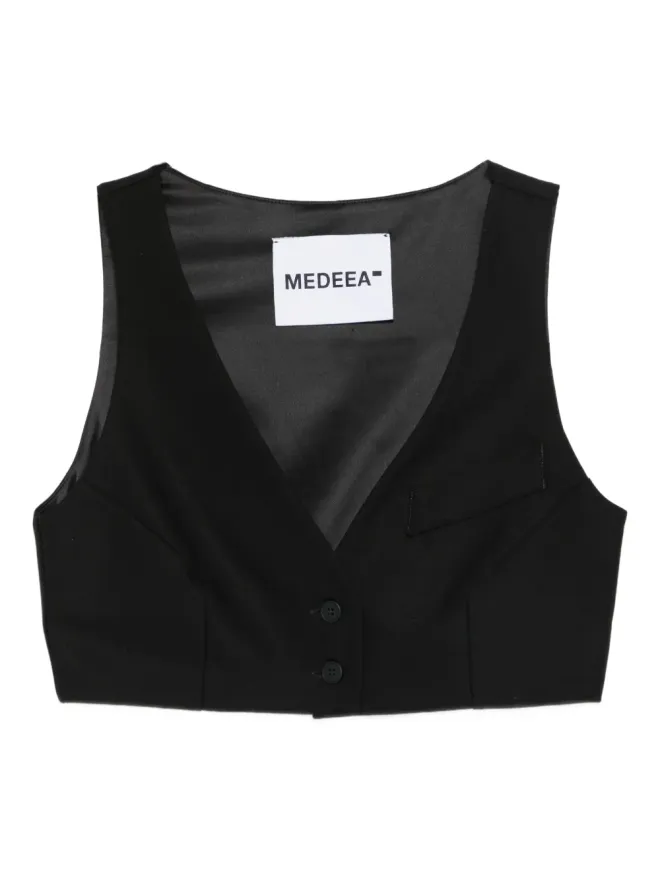 MEDEEA MEDEEA ボタンポケットベストの商品画像