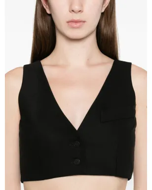 MEDEEA ボタンポケットベスト - サムネイル5