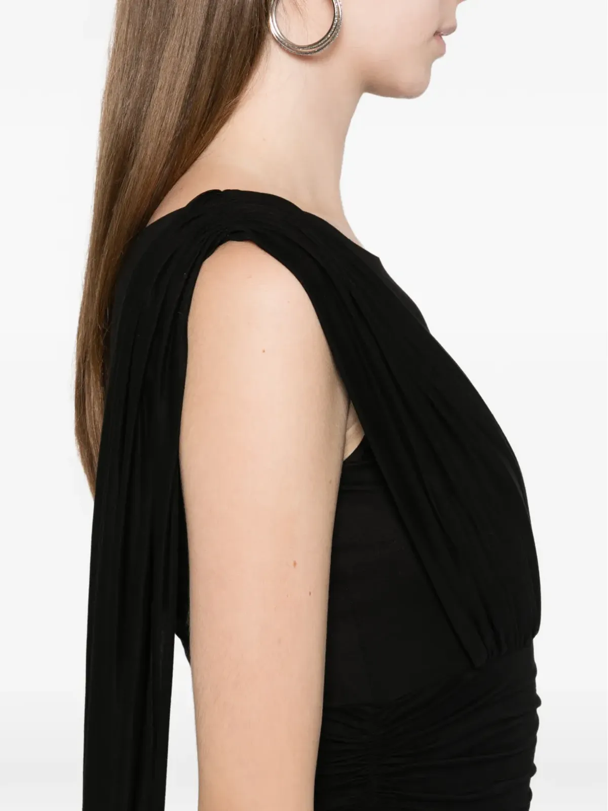 AXEL 113 Isabell ruched dress - Black - 画像5