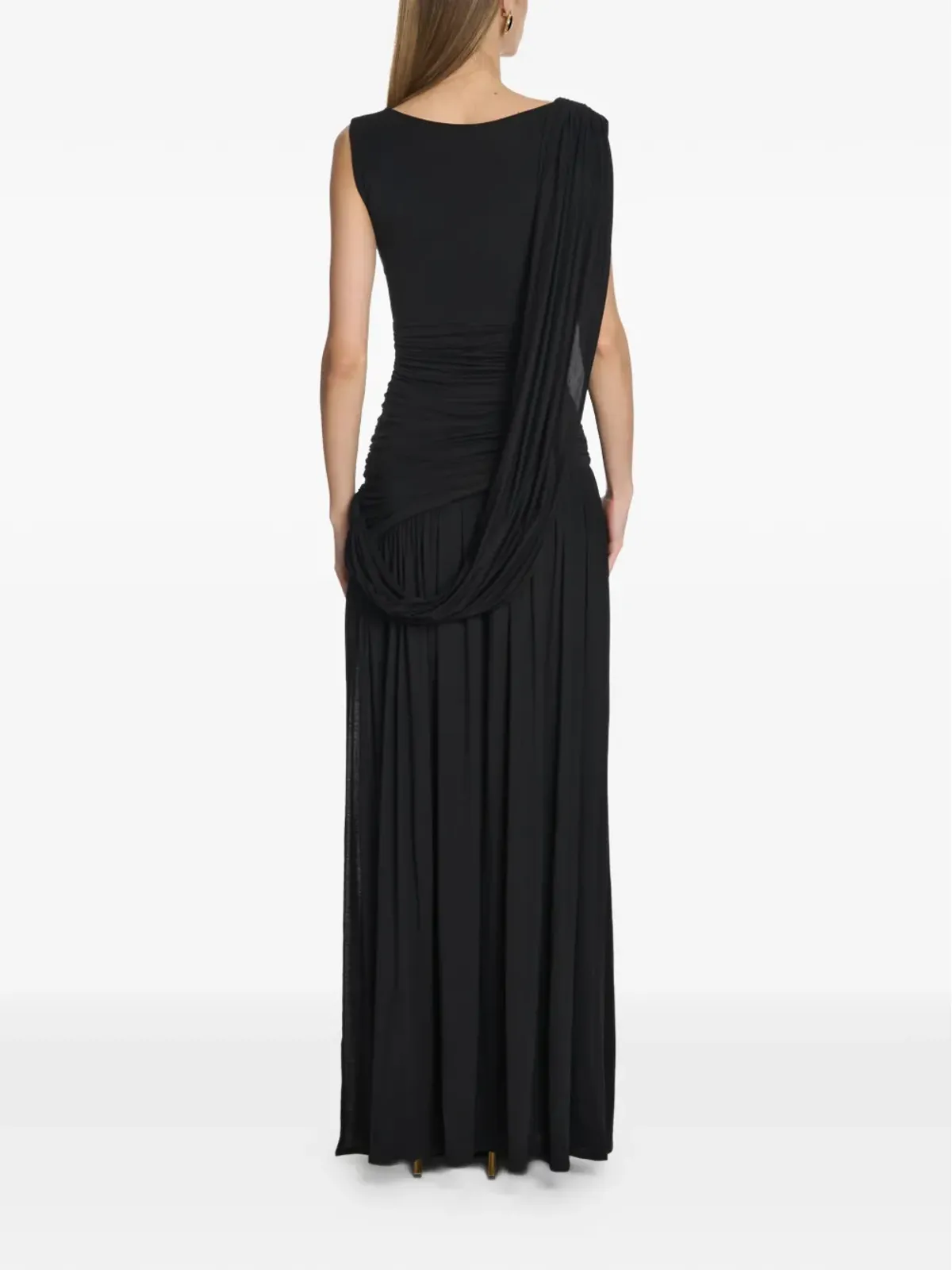 AXEL 113 Isabell ruched dress - Black - 画像4