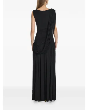 AXEL 113 Isabell ruched dress - Black - サムネイル4