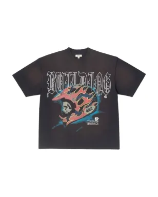 BLDG4 WheelsプリントTシャツ（グレー） - サムネイル1