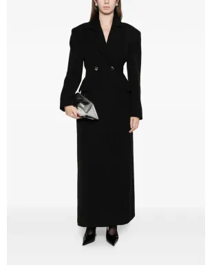 AXEL 113 Katie Hourglass double-breasted coat - Black - サムネイル2