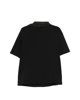 Marina Rinaldi Mrnwhisky ボウディテール Tシャツ - ブラック - サムネイル2