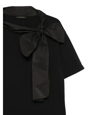 Marina Rinaldi Mrnwhisky ボウディテール Tシャツ - ブラック - サムネイル3