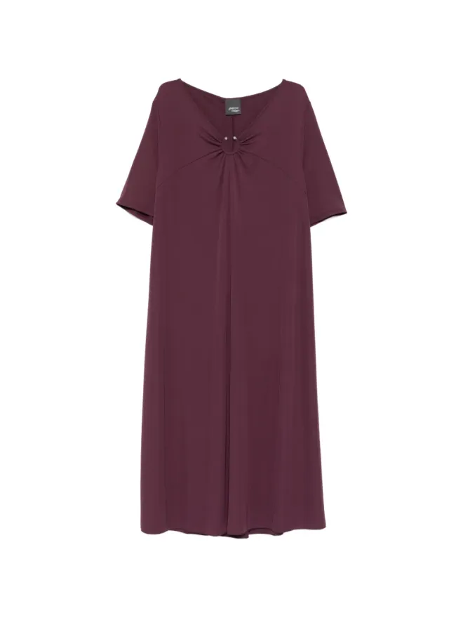 Marina Rinaldi Marina Rinaldi リングディテール付きミディドレスの商品画像