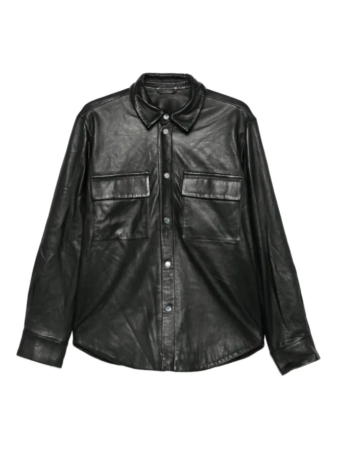MEDEEA MEDEEA pocket leather jacket - Blackの商品画像