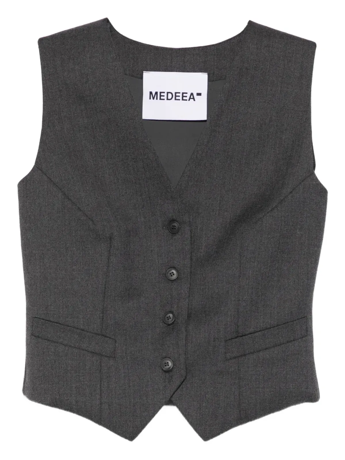MEDEEA ボタンフロント ウエストコート - 画像1