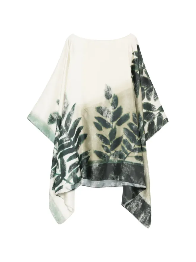 Marina Rinaldi Marina Rinaldi Mrnvisiera 花柄プリント シルクトップスの商品画像