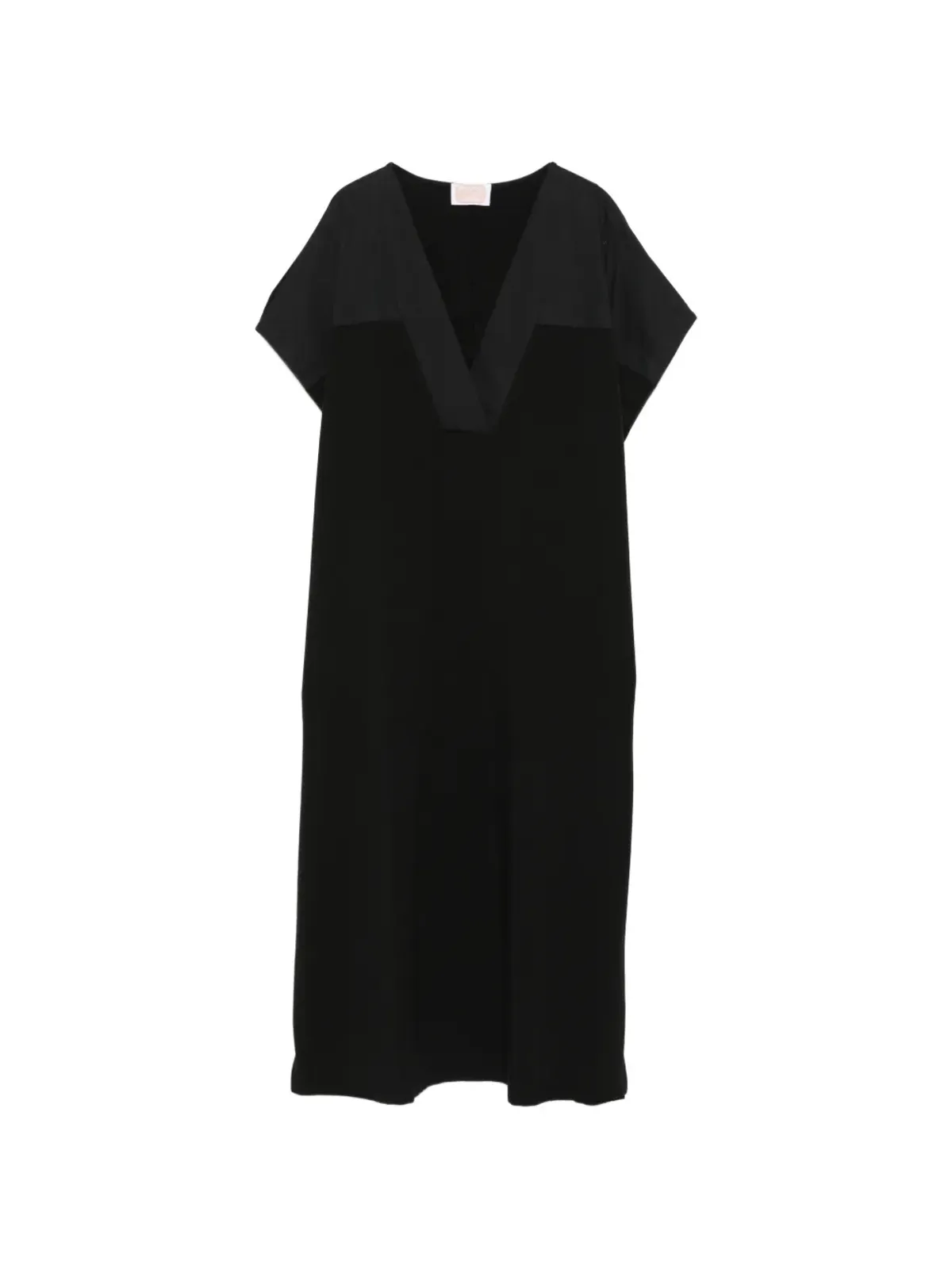 Marina Rinaldi Nnwalga V-neck panel midi dress - 画像1