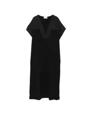 Marina Rinaldi Nnwalga V-neck panel midi dress - サムネイル1