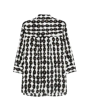 Marina Rinaldi Nnwgiostra 幾何学柄シャツ - サムネイル2