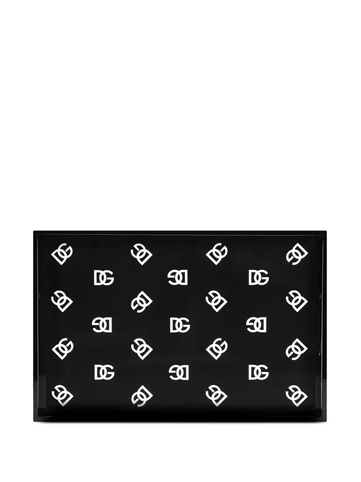Dolce & Gabbana Casa ロゴプリント 長方形トレイ - 画像4