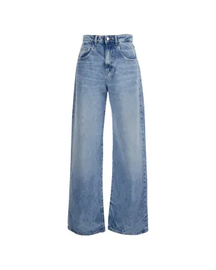 ICON DENIM ポピー faded jeans - Blue - サムネイル1