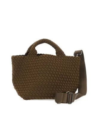 NAGHEDI woven top-handle tote bag - サムネイル1