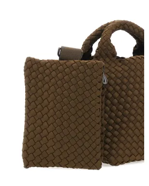 NAGHEDI woven top-handle tote bag - サムネイル3