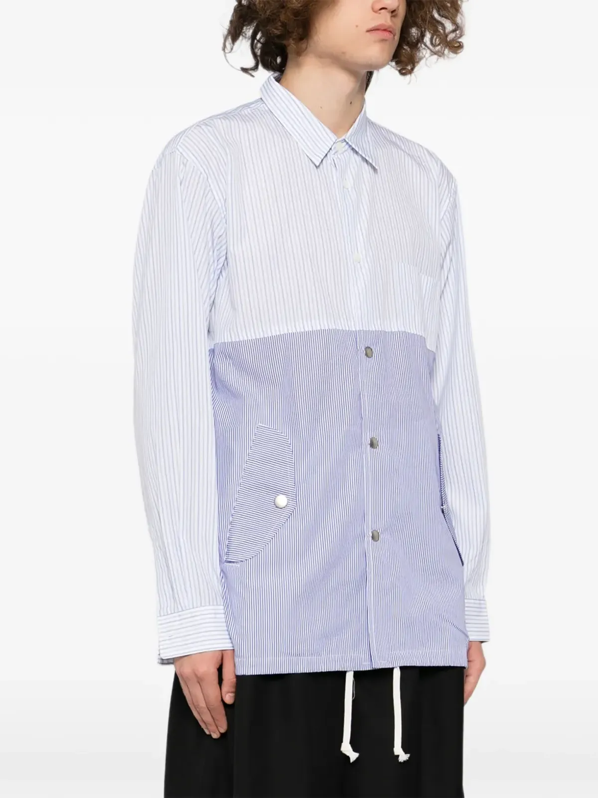 Comme des Garçons Homme Deux ストライプシャツ - 画像3