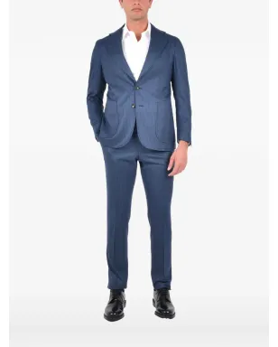 FRANZESE COLLECTION pinstripe suit - Blue - サムネイル1