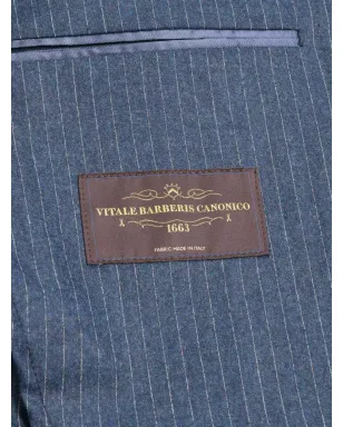 FRANZESE COLLECTION pinstripe suit - Blue - サムネイル4