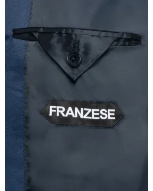 FRANZESE COLLECTION ピークドラペル ベルベット ブレザー - サムネイル4