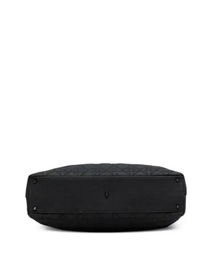 Christian Dior ビンテージ デニム Cannage Lady Dior サッチェル ブラック - サムネイル4