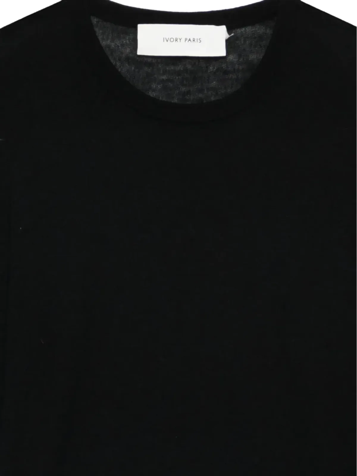 IVORY PARIS クルーネック長袖ニットトップ - 画像3
