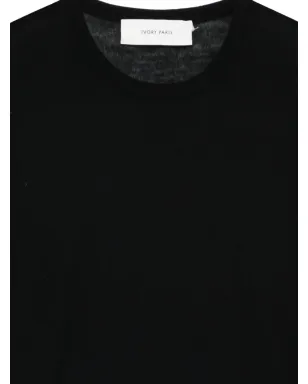 IVORY PARIS クルーネック長袖ニットトップ - サムネイル3