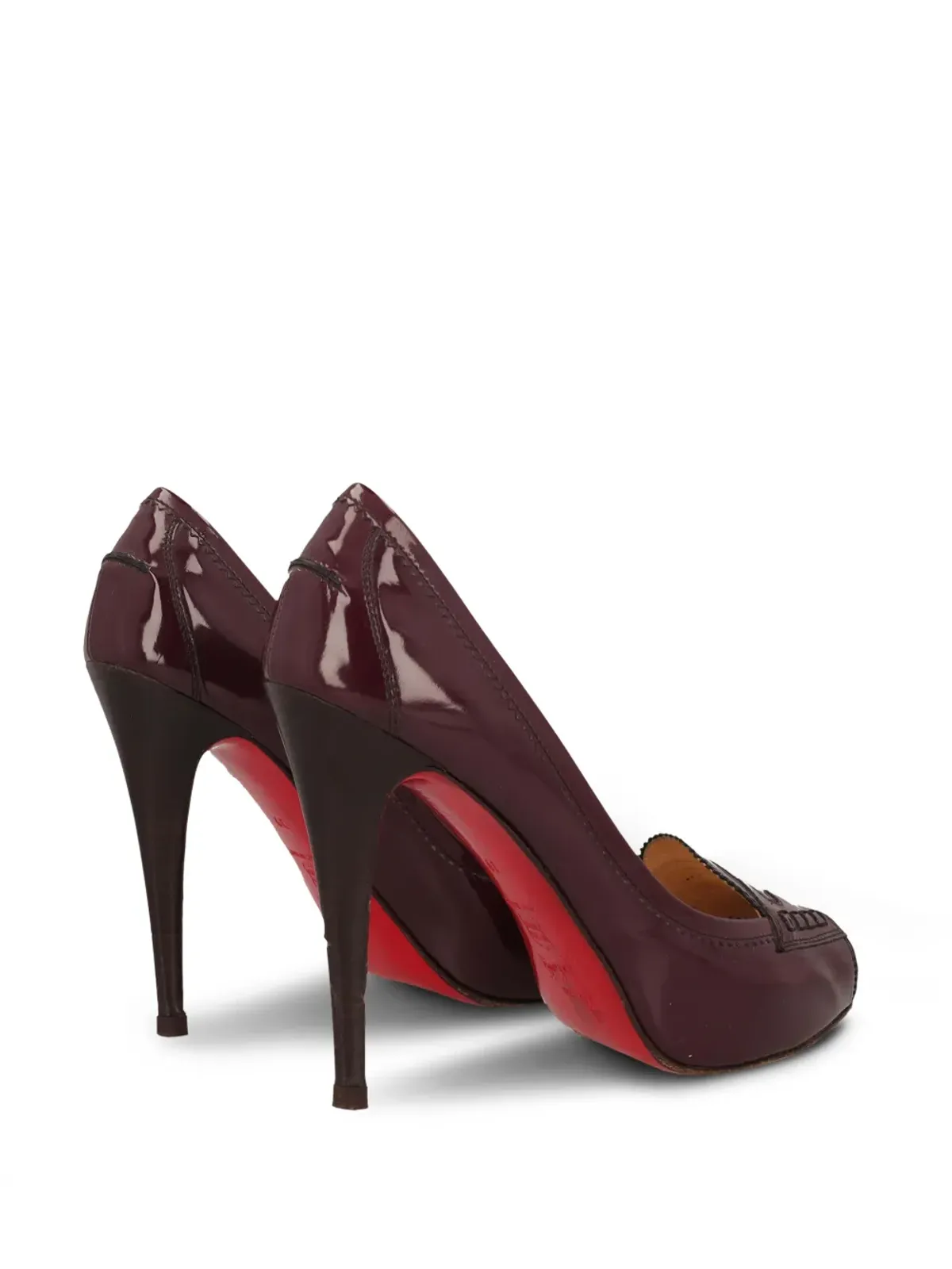 Christian Louboutin ビンテージ 120mm オープントゥ・スティレットヒール・パンプス - レッド - 画像3