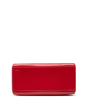 Christian Dior ビンテージ 2000-2025 ミディアム パテント レディ Dior サッチェル - レッド - サムネイル4