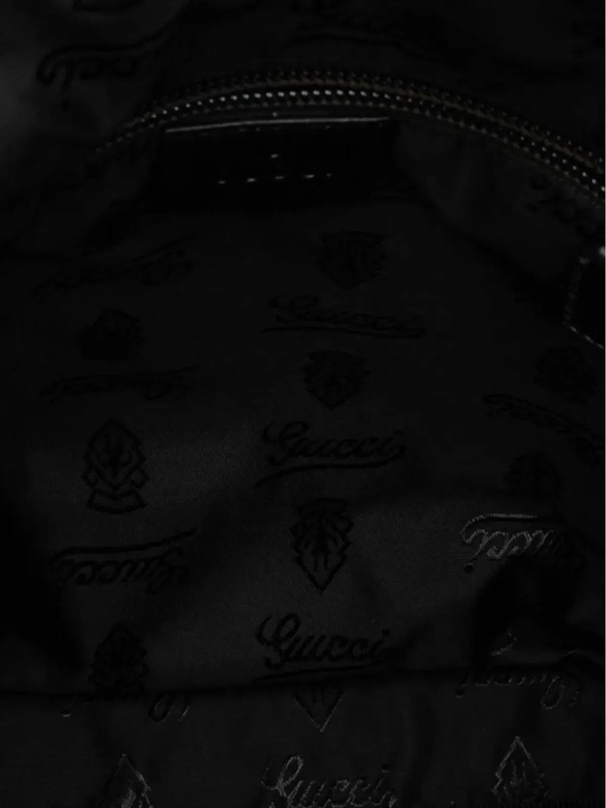 Gucci ビンテージ 2016-2025 Guccissima クロスボディバッグ - ブラック - 画像5