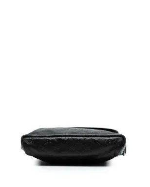 Gucci ビンテージ 2016-2025 Guccissima クロスボディバッグ - ブラック - サムネイル4
