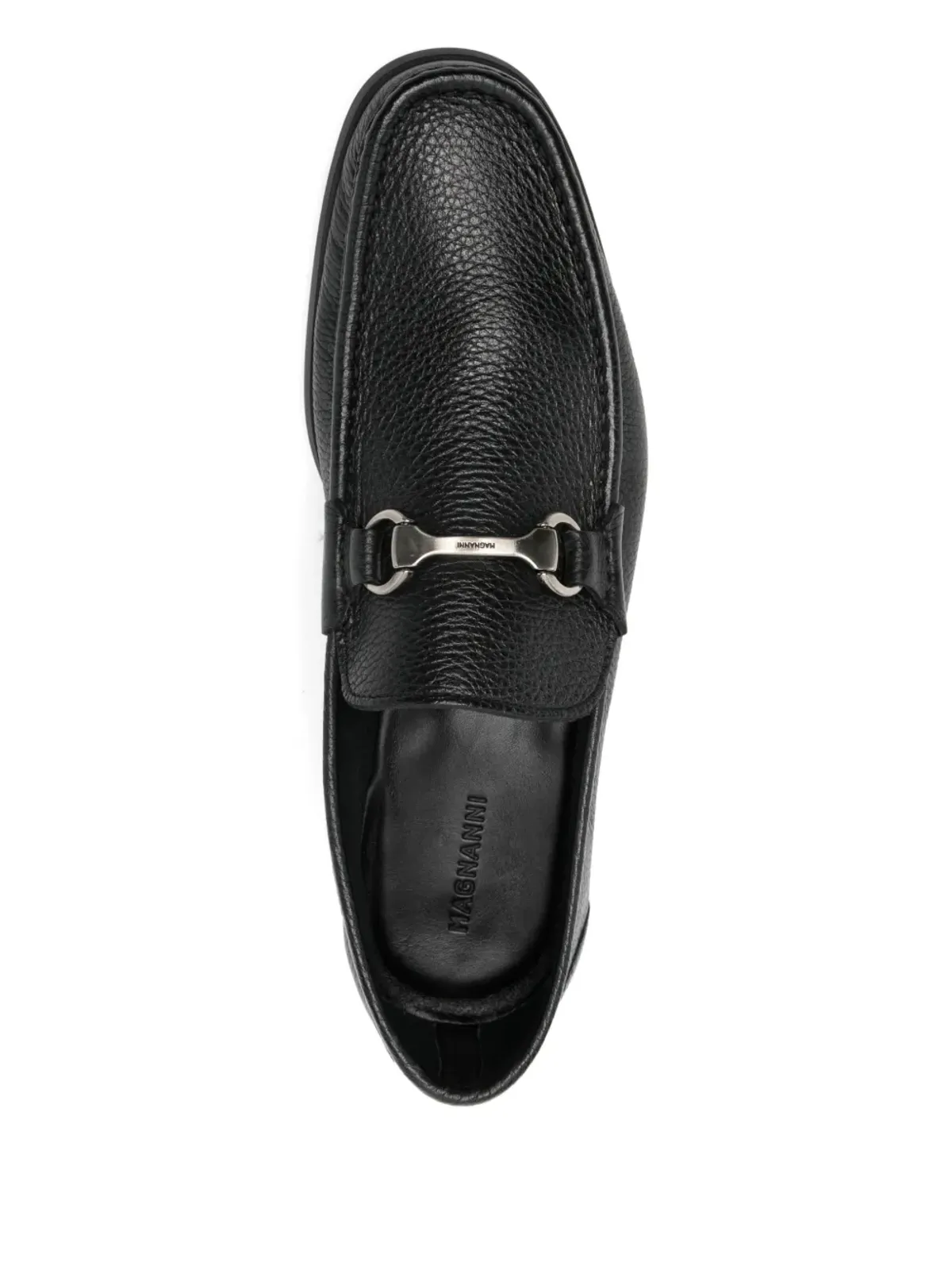 Magnanni スクエアトゥ ローファー - ブラック - 画像4