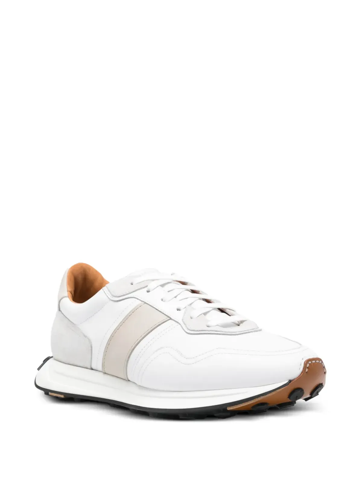 Magnanni マグナーニ ストライプ レースアップスニーカー - 画像2