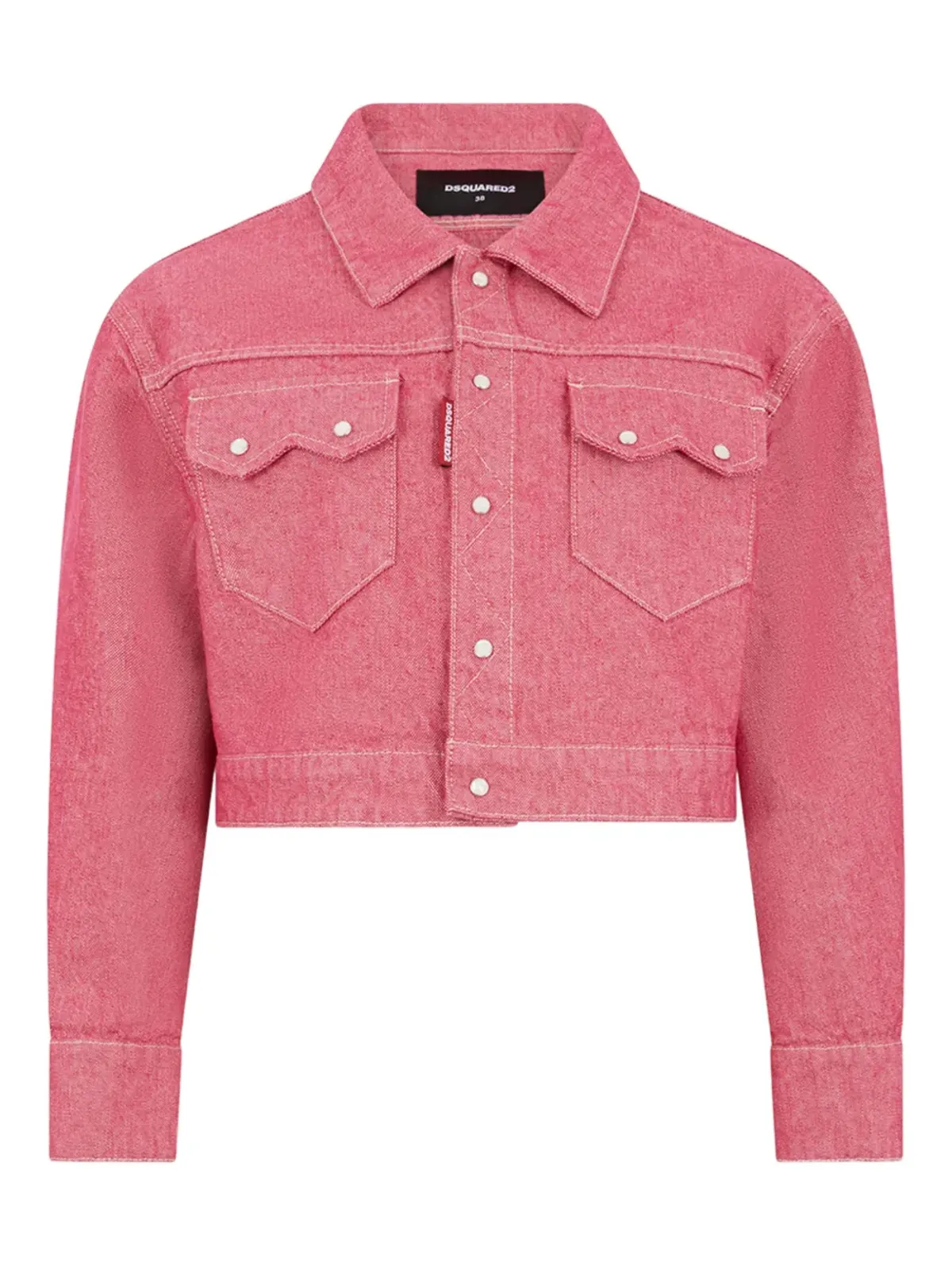 DSQUARED2 ボクシー・オックスフォード・デニムジャケット - 画像1
