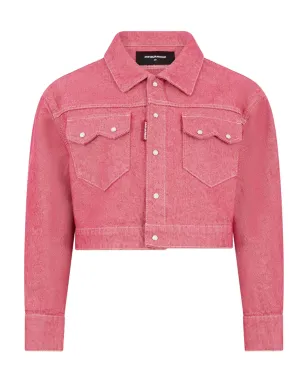 DSQUARED2 ボクシー・オックスフォード・デニムジャケット - サムネイル1