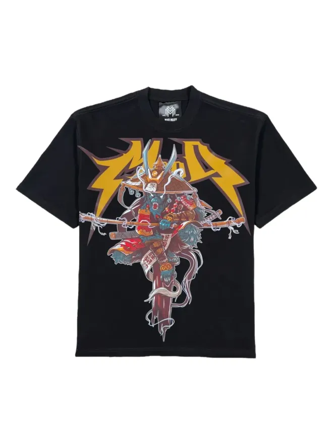M4MaddMaxx M4MaddMaxx 戦士プリントTシャツの商品画像