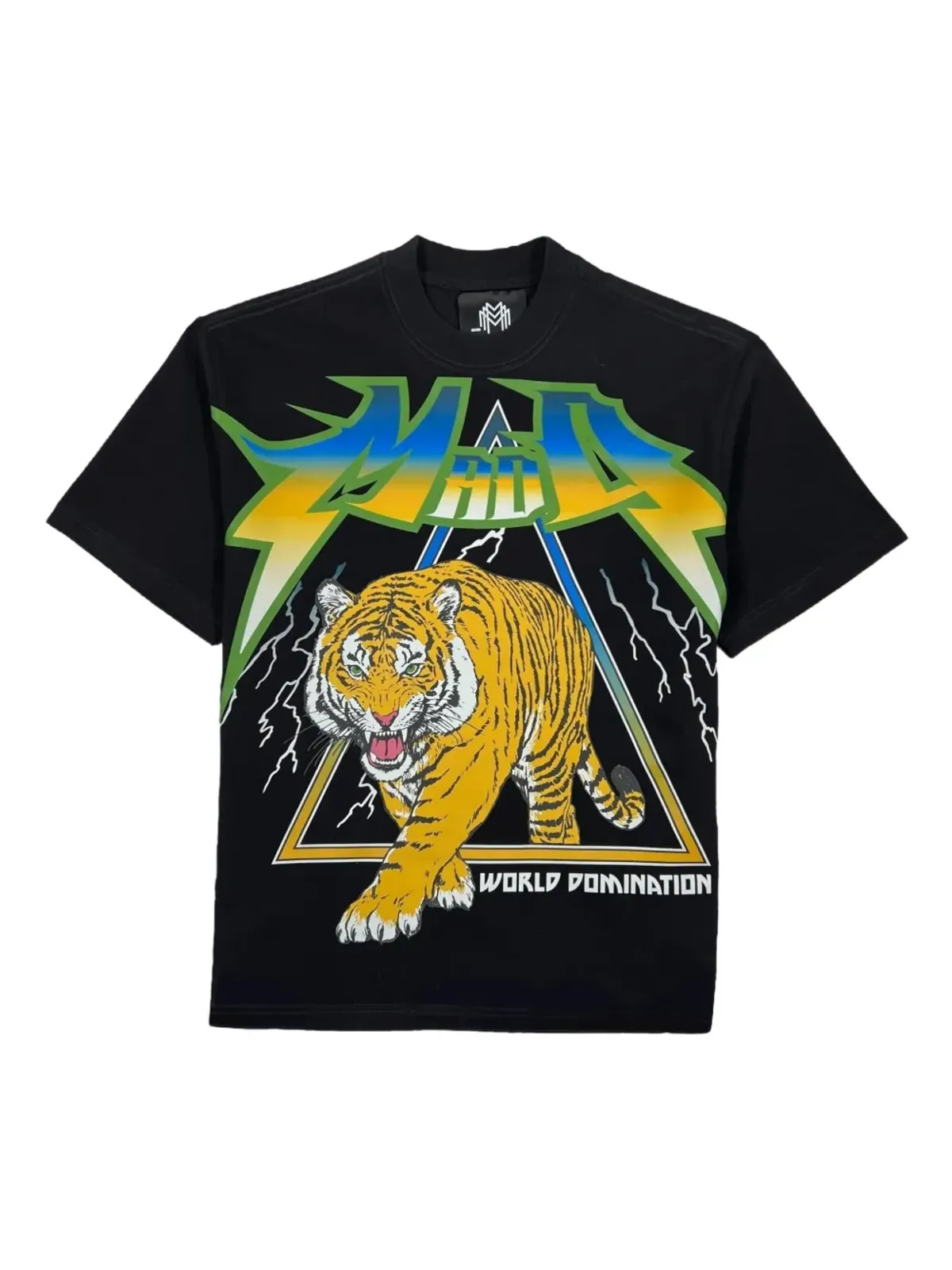 M4MaddMaxx 虎柄グラフィックTシャツ - 画像1