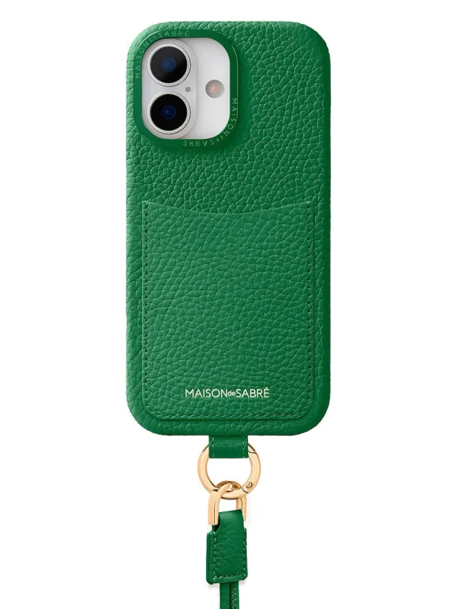 MAISON de SABRÉ MAISON de SABRÉ sling iPhone 17 case - Greenの商品画像