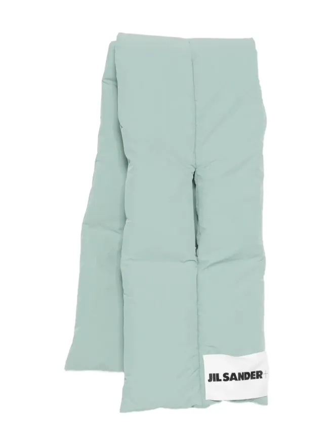JIL SANDER+ JIL SANDER+ パッド入りロゴスカーフ - グリーンの商品画像