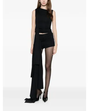 AXEL 113 Tina draped mini shorts - サムネイル2
