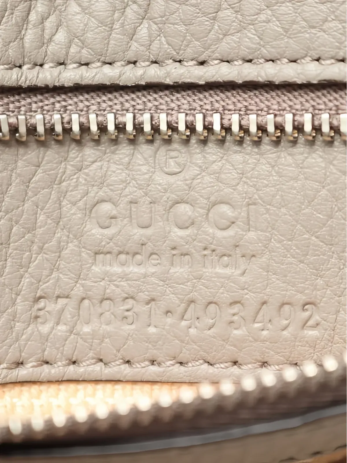 ビンテージ Gucci レザー ハンドバッグ - 画像4