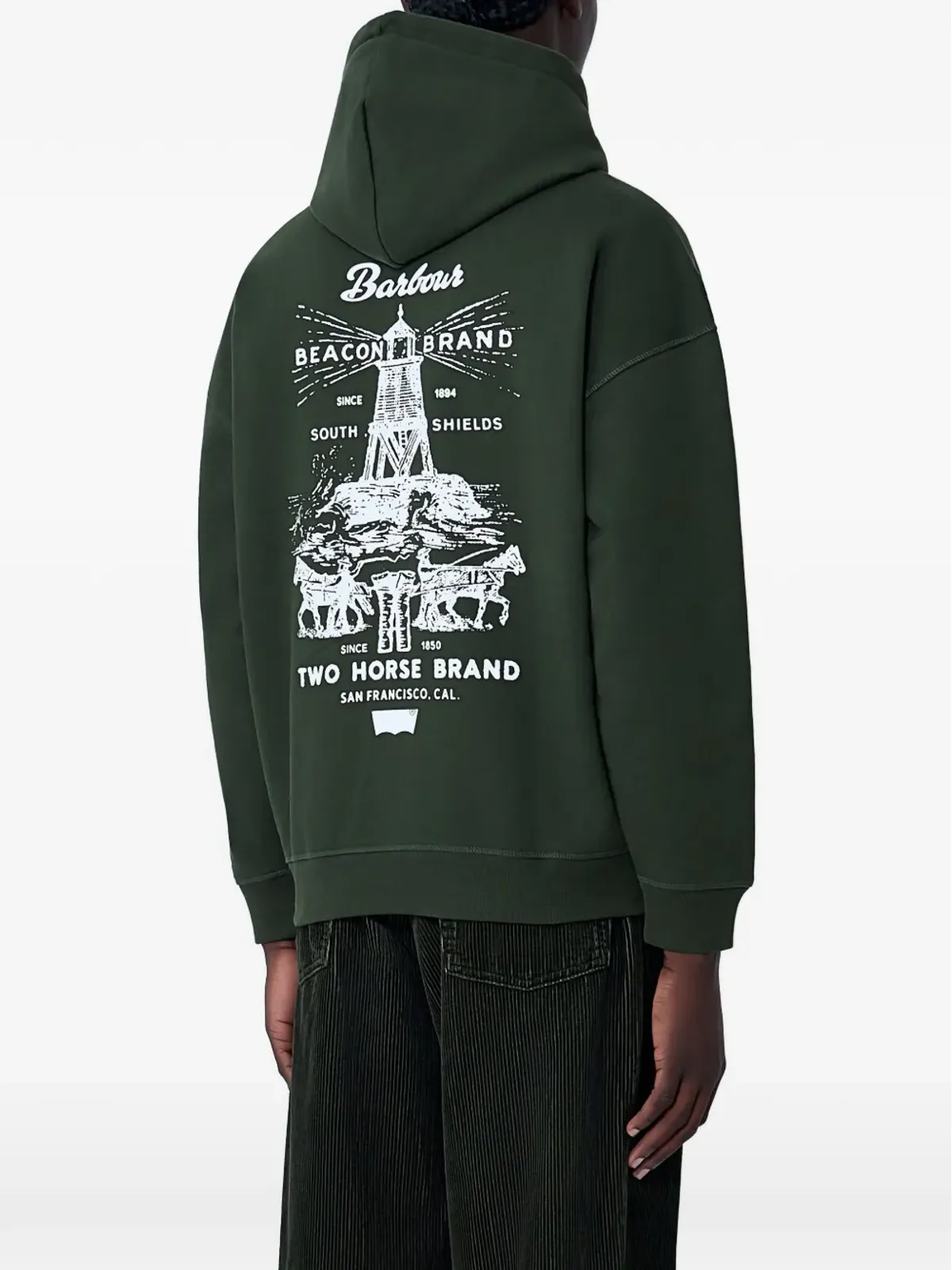Levi's × Barbour ロゴディテール パーカー - 画像3