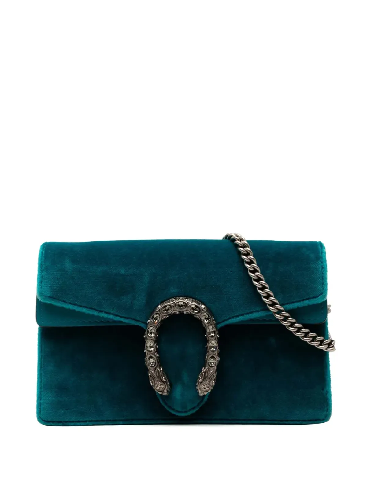 Gucci ビンテージ ミニ ベルベット ディオニュシス クロスボディ バッグ - ブルー - 画像1